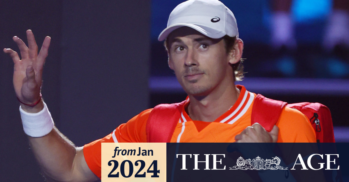 Australian Open 2024 Alex de Minaur’s nemeses standing in front of glory
